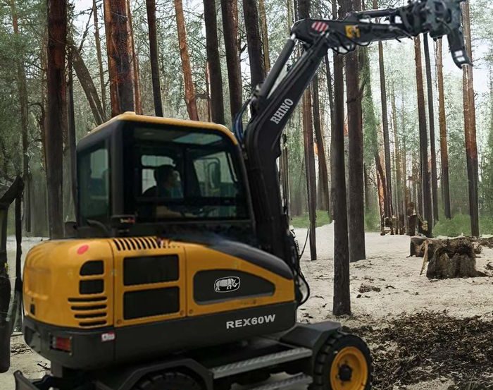 REX60W Excavadora de Ruedas
