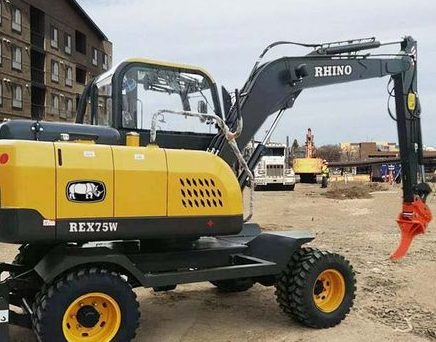 REX75W Excavadora de Ruedas